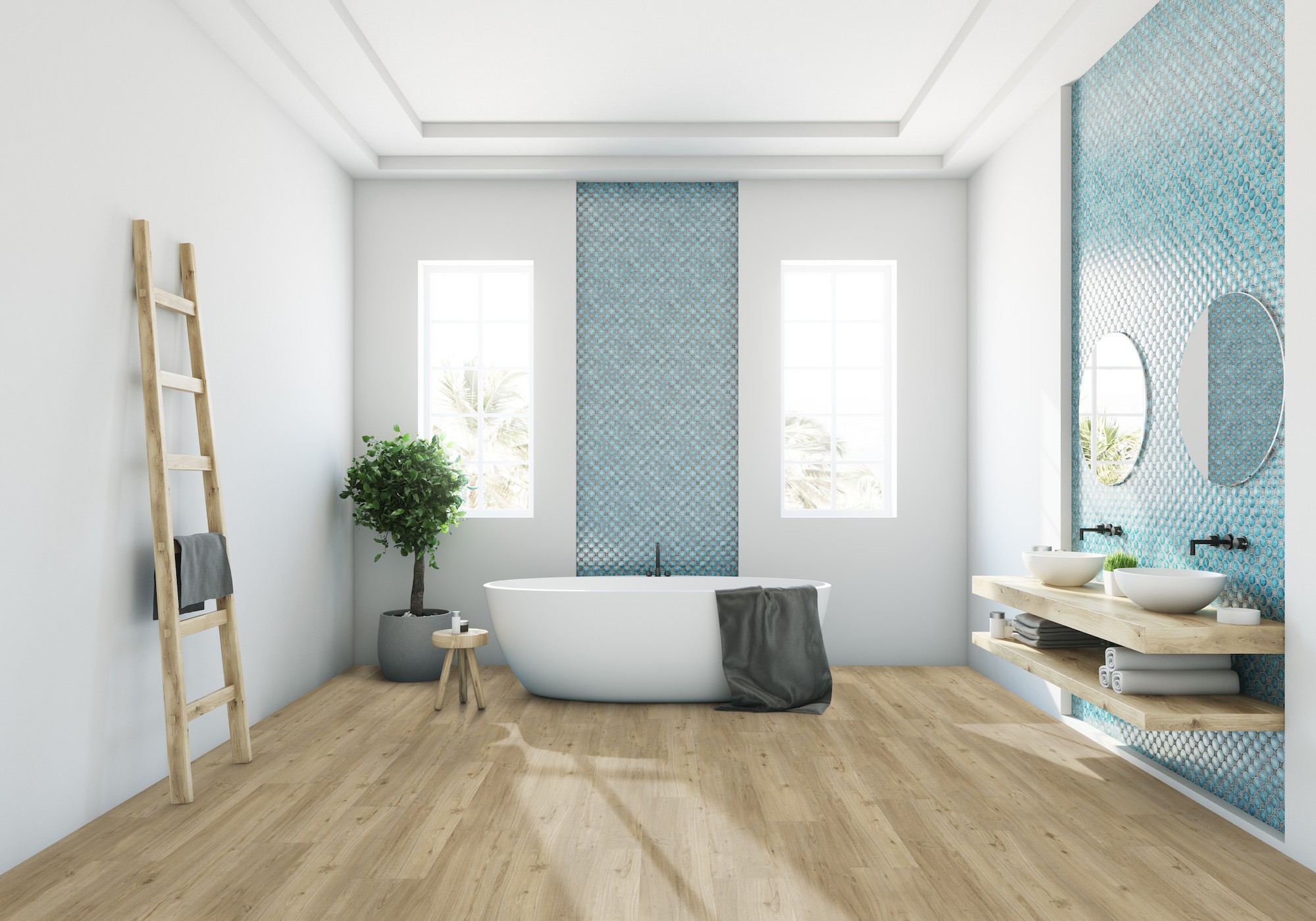 Bathroom - Columbia Taupe q